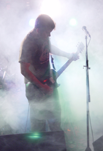 Anthony Di Pasqua of hollowe at Bleachers, April 16, 2002