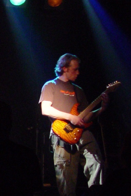 Dallas Sheppard of hollowe at Bleachers, April 16, 2002