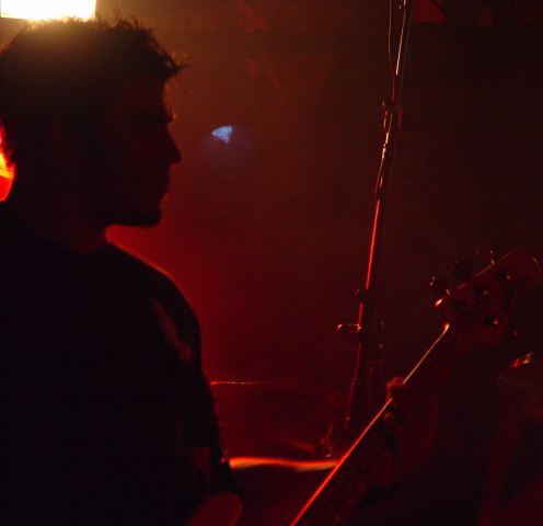 Jeremy Kozak of hollowe at Bleachers, April 16, 2002
