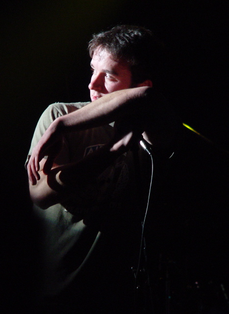 Anthony Di Pasqua of hollowe at Club Amnesia (Rock & Roll Preserve), May 17, 2002