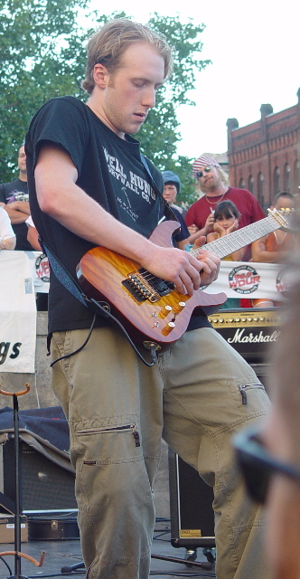 Dallas Sheppard of hollowe at Good Old Summertime, July 12, 2002